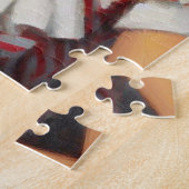  mooi meisje schilderij legpuzzel (Zijkant)