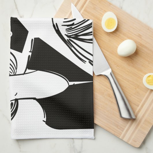 mooi meisje theedoek (Quarter Fold)