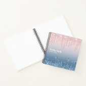 Mooi meisjesachtig glitterschetsboek krabbels noti notitieboek (Binnen)