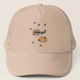 mooi meisjesbloemstuk trucker pet