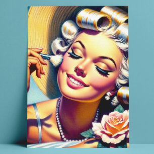  mooi meisjesportret briefkaart