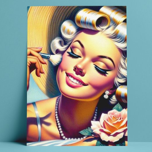  mooi meisjesportret briefkaart