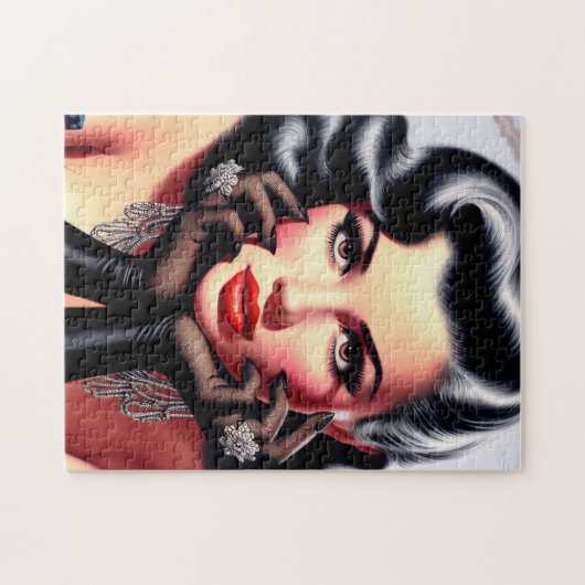  mooi meisjesportret legpuzzel (Horizontaal)