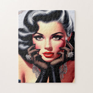  mooi meisjesportret legpuzzel