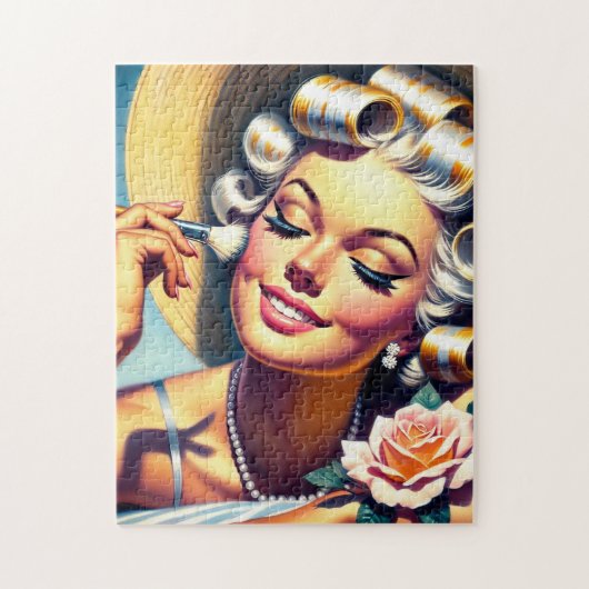 mooi meisjesportret legpuzzel (Verticaal)