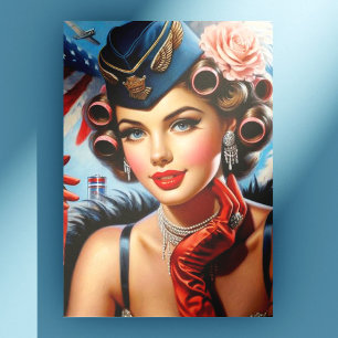 Mooi  Meisportret Briefkaart