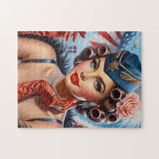 Mooi  Meisportret Legpuzzel (Horizontaal)