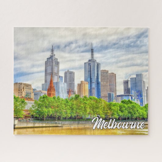 Mooi Melbourne, Australië Legpuzzel (Horizontaal)