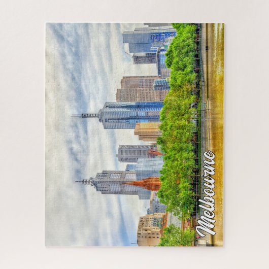 Mooi Melbourne, Australië Legpuzzel (Verticaal)
