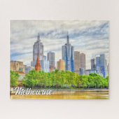 Mooi Melbourne, Australië Legpuzzel (Horizontaal)