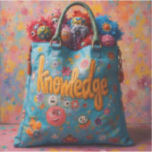 Mooi mengelmoes van kennis sticker (Voorkant)