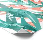 Mooi Mermaid Meisje Verjaardag Poster Teken (Hoek)