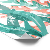 Mooi Mermaid Meisje Verjaardag Poster Teken (Hoek)