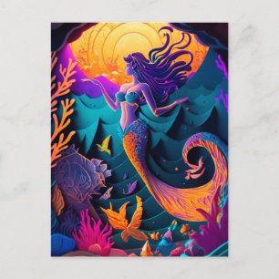 Mooi Mermaid Zee Nymph Briefkaart