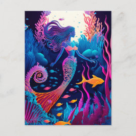 Mooi Mermaid Zee Nymph Briefkaart
