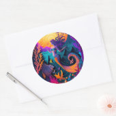 Mooi Mermaid Zee Nymph Ronde Sticker (Envelop)
