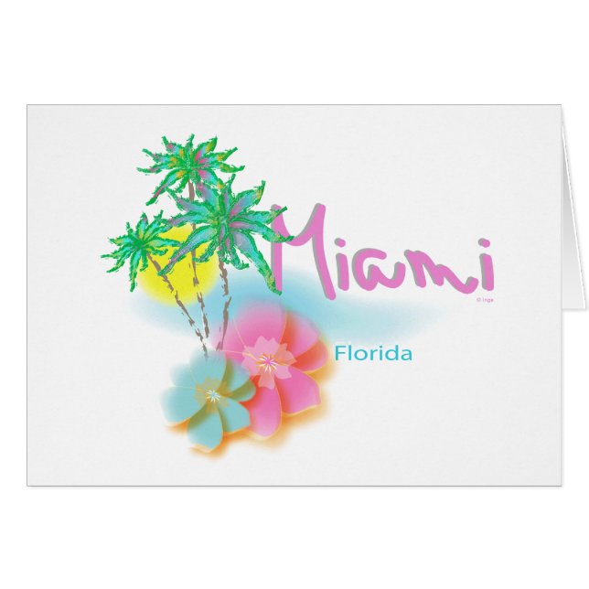 Mooi Miami Beach Florida (Voorkant Horizontaal)