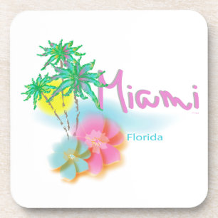 Mooi Miami Florida Drankjes Onderzetter