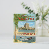  mooi Miami Florida Magic City-reizen Briefkaart (Staand voorkant)