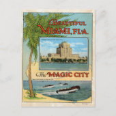  mooi Miami Florida Magic City-reizen Briefkaart (Voorkant)