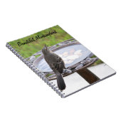 Mooi Mockingbird Birdbath Notitieboek (Rechterzijde)