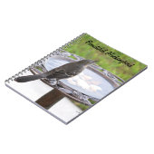 Mooi Mockingbird Birdbath Notitieboek (Linkerzijde)