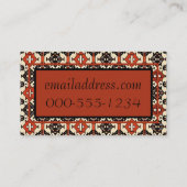 Mooi modern geometrisch ontwerp Visitekaartje (Achterkant)