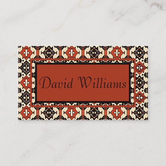 Mooi modern geometrisch ontwerp Visitekaartje (Voorkant)