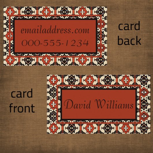 Mooi modern geometrisch ontwerp Visitekaartje