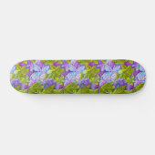 Mooi modern Leafy Pattern Persoonlijk Skateboard (Horizontaal)