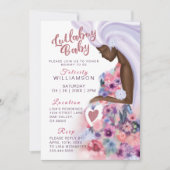 Mooi Moeder Worden Bloemen Baby Shower Uitnodiging (Voorkant)