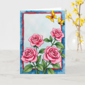 Mooi Moederdag Afbeeldingskaart Kaart (Gele Bloem)