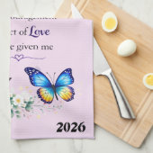 Mooi Moederdag Bedankt Theedoek (Quarter Fold)