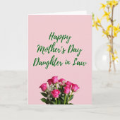 Mooi Moederdag Boeket Kaart (Gele Bloem)