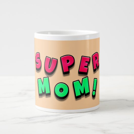 Mooi Moederdag cadeau Grote Koffiekop (Voorkant)