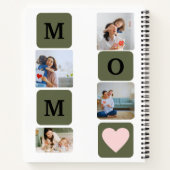 Mooi Moederdag cadeau spiraal notebook Notitieboek (Achterkant)