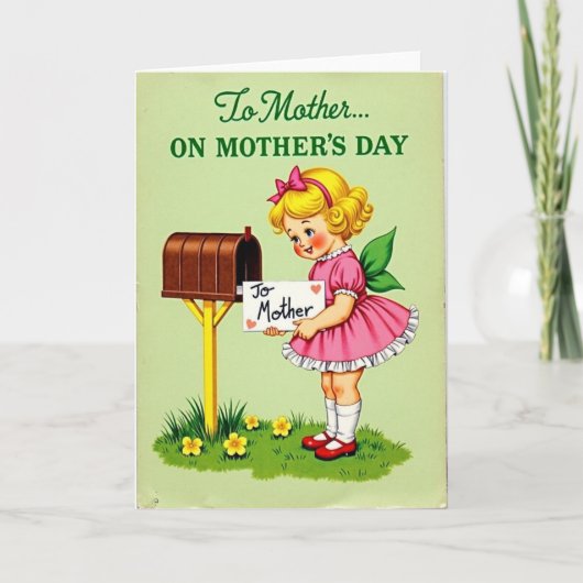 Mooi Moederdag fee kaartje Kaart (Voorkant)
