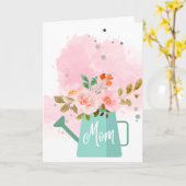 Mooi Moederdag Groetkaart Kaart (Gele Bloem)