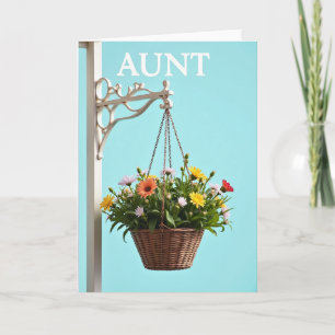 Mooi Moederdag kaart voor een tante