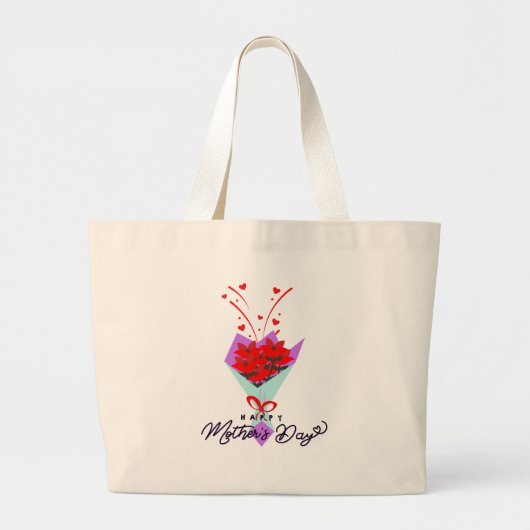 MOOI MOEDERDAG KADO GROTE TOTE BAG (Voorkant)