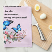 Mooi Moederdag mama Theedoek (Quarter Fold)