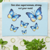 Mooi Moederdag Moeder Definitie Theedoek (Gevouwen)