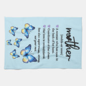 Mooi Moederdag Moeder Definitie Theedoek (Horizontaal)