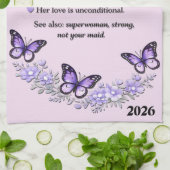 Mooi Moederdag Moeder Theedoek (Gevouwen)