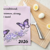 Mooi Moederdag Moeder Theedoek (Quarter Fold)