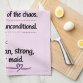 Mooi Moederdag Moeder Theedoek (Quarter Fold)