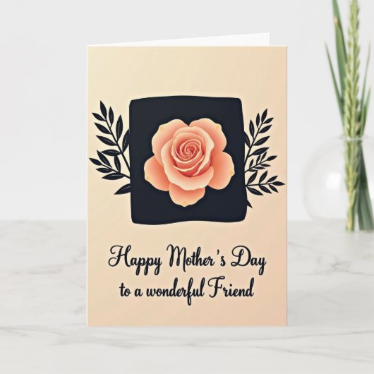 Mooi Moederdag Rozen Kaart (Voorkant)