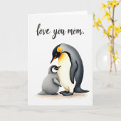 Mooi Moederdag Struisvogelkaart Kaart (Gele Bloem)