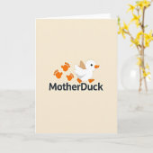 Mooi Moederdag Watervogels Kaart (Gele Bloem)
