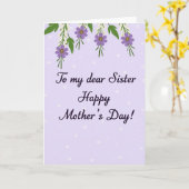 Mooi-moeders Elegante Scriptkaart Kaart (Gele Bloem)